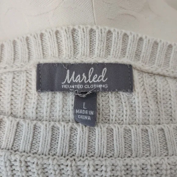 Marled Colorblock Oversized Sweater Women's‎ Size Large - Picture 3 of 5